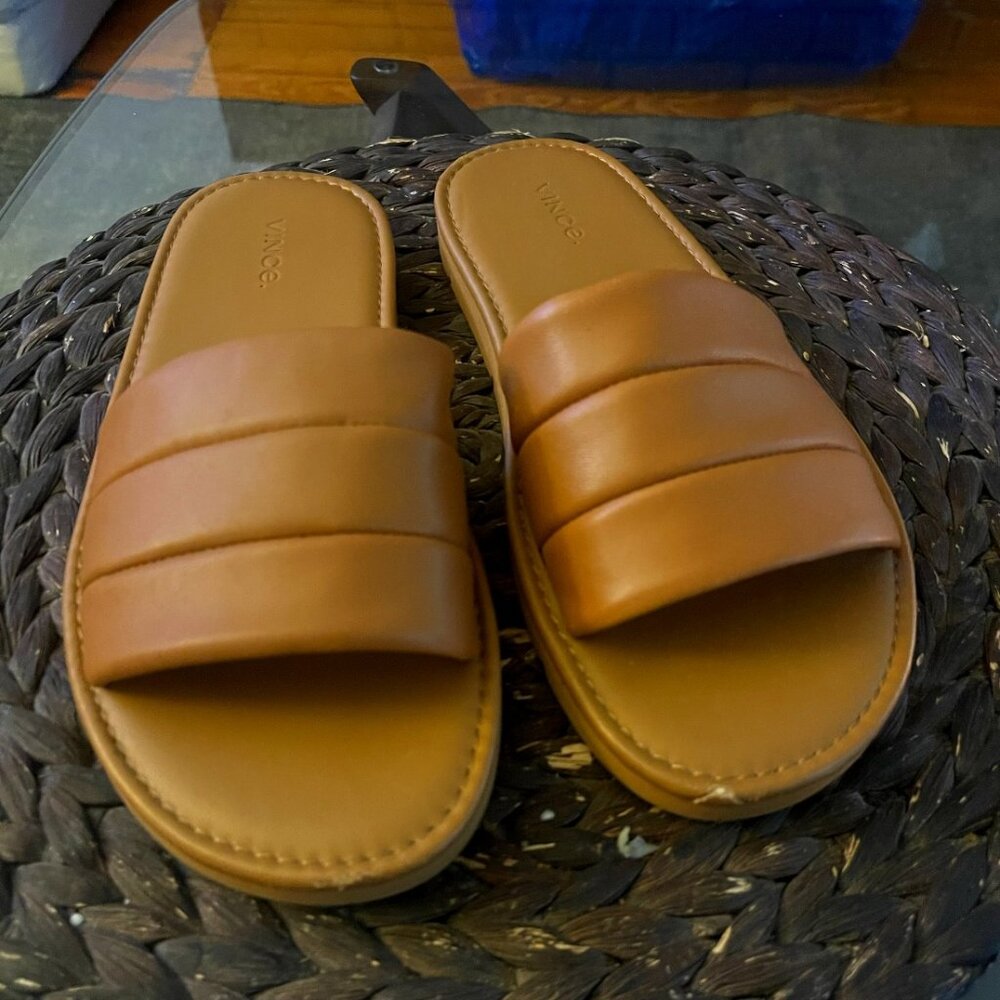 Vince Olina Slides (Tan)